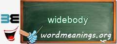WordMeaning blackboard for widebody